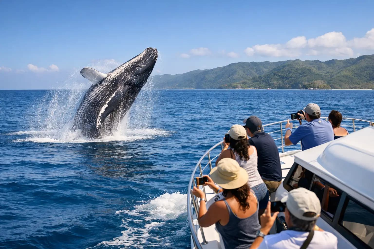 Avistamiento de ballenas en la República Dominicana