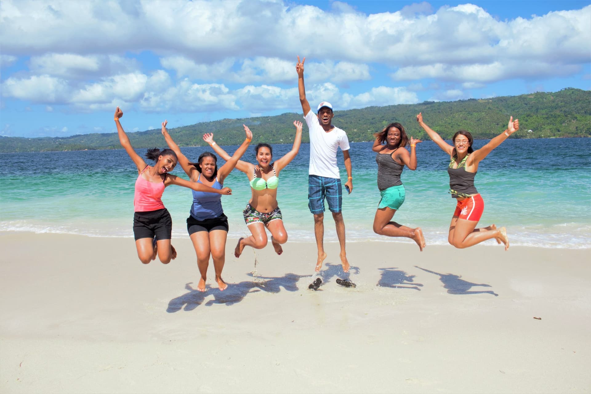 Small boat excursion navigating mangrove channels and wildlife in Saona Island Beach